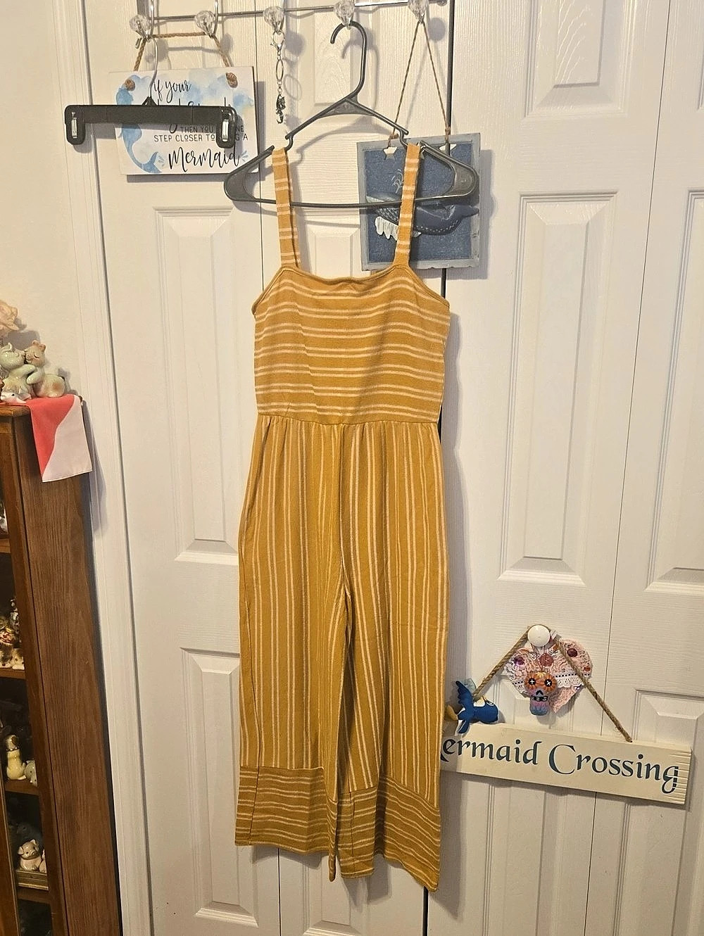 Caution To The Wind Yellow & White Striped Maxi Dress